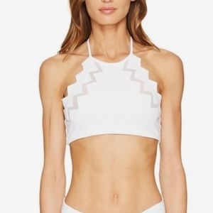 Marysia White Bikini Top